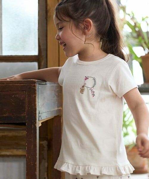 petit main / プティマイン Tシャツ | 【プティプラ】アルファベットTシャツ | 詳細2