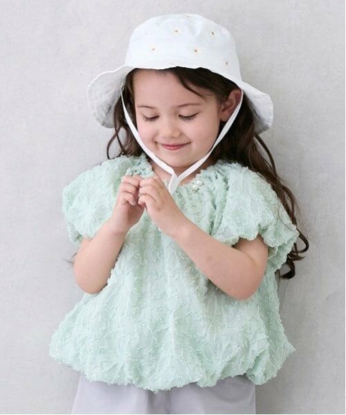 petit main / プティマイン シャツ・ブラウス | 【リンク】ジャガードバルーンブラウス(キッズ) | 詳細5