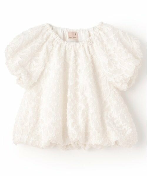 petit main / プティマイン シャツ・ブラウス | 【リンク】ジャガードバルーンブラウス(キッズ) | 詳細7