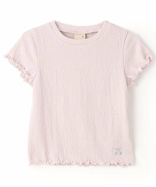 petit main / プティマイン Tシャツ | 【GOODPRICE】楊柳Tシャツ（ラベンダー）