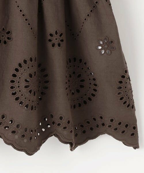 petit main / プティマイン Tシャツ | 【リンク】オーバーレースチュニック(キッズ) | 詳細9