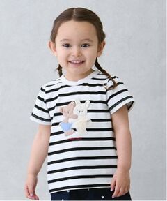 petit main / プティマイン Tシャツ | 【防汚/リンク】キラキラモチーフTシャツ