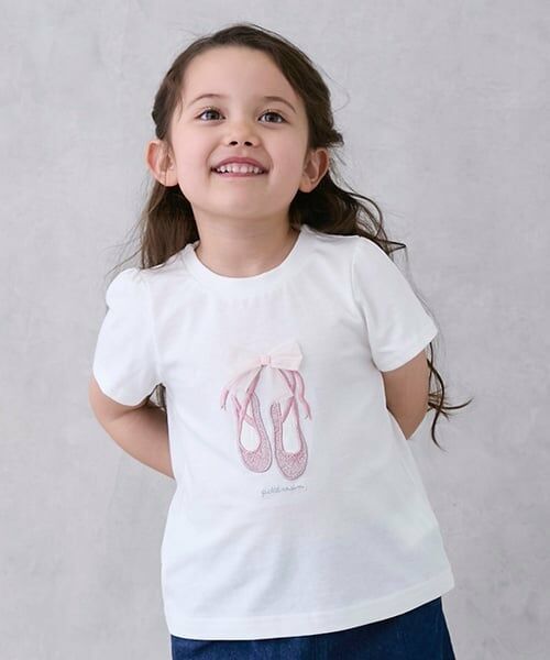 petit main / プティマイン Tシャツ | 【防汚/リンク】キラキラモチーフTシャツ | 詳細4