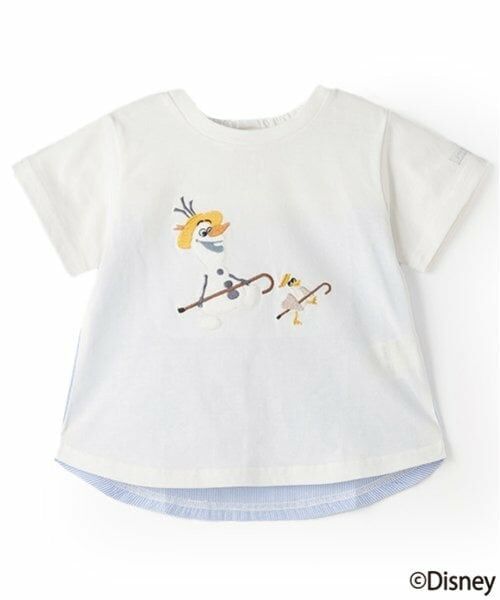 petit main / プティマイン Tシャツ | 【Disney】オラフアップリケTシャツ | 詳細14