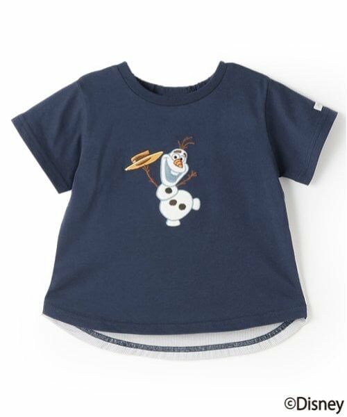 petit main / プティマイン Tシャツ | 【Disney】オラフアップリケTシャツ | 詳細15