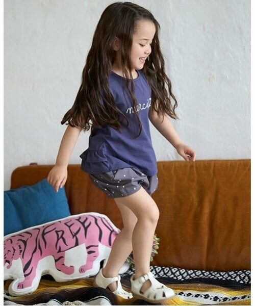 petit main / プティマイン Tシャツ | 【水陸両用】ロゴ刺しゅうTシャツ(キッズサイズ) | 詳細1