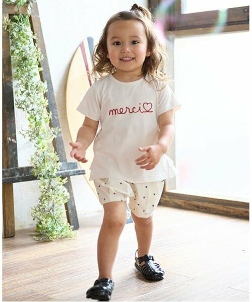 petit main / プティマイン Tシャツ | 【水陸両用】ロゴ刺しゅうTシャツ(キッズサイズ) | 詳細3