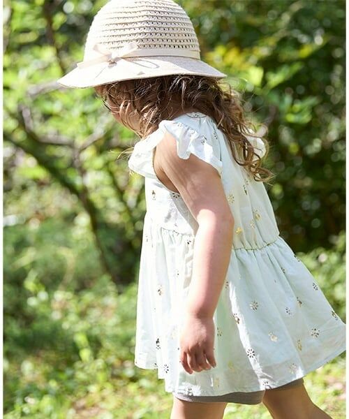 petit main / プティマイン Tシャツ | 【リンク】箔プリントチュニック(キッズ) | 詳細1