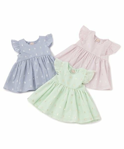 petit main / プティマイン Tシャツ | 【リンク】箔プリントチュニック(キッズ) | 詳細15