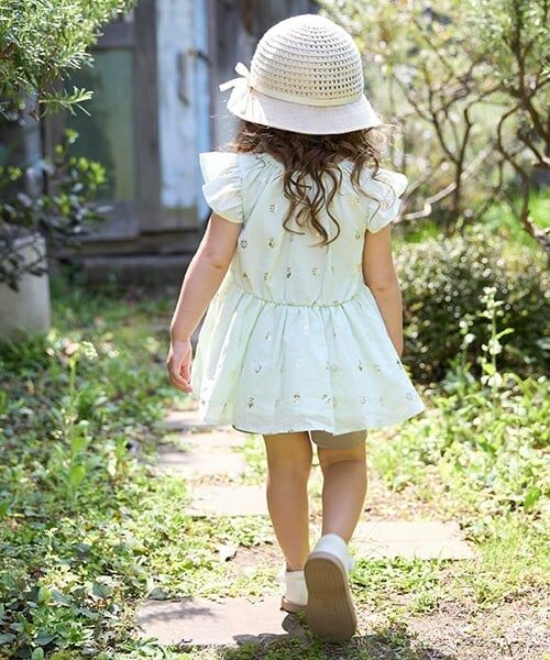 petit main / プティマイン Tシャツ | 【リンク】箔プリントチュニック(キッズ) | 詳細2