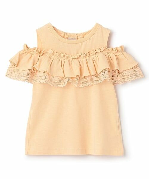 petit main / プティマイン Tシャツ | 【接触冷感/リンク】オフショルレースT | 詳細10