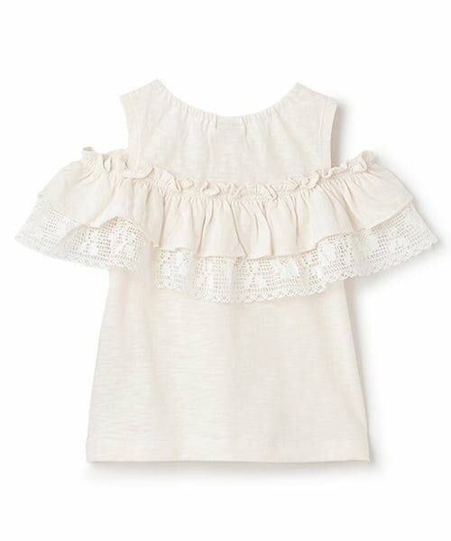 petit main / プティマイン Tシャツ | 【接触冷感/リンク】オフショルレースT | 詳細11