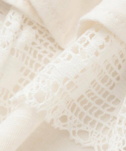 petit main / プティマイン Tシャツ | 【接触冷感/リンク】オフショルレースT | 詳細15