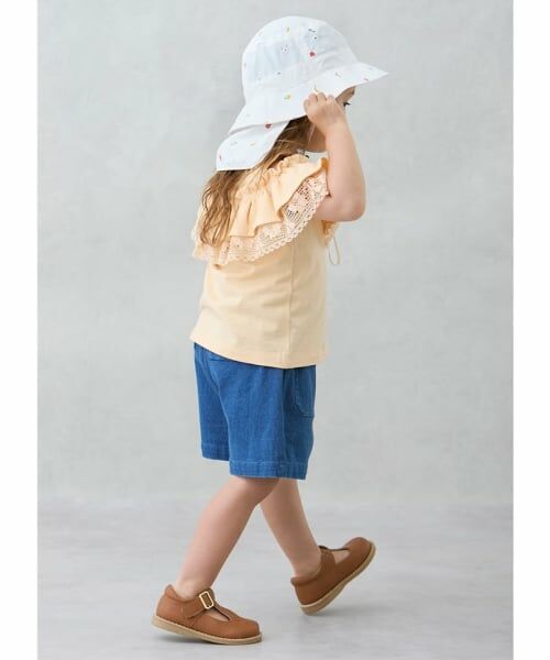 petit main / プティマイン Tシャツ | 【接触冷感/リンク】オフショルレースT | 詳細7