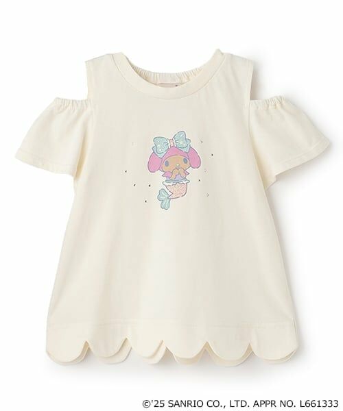 petit main / プティマイン Tシャツ | 【サンリオキャラクターズ】肩あきグラフィックTシャツ | 詳細11