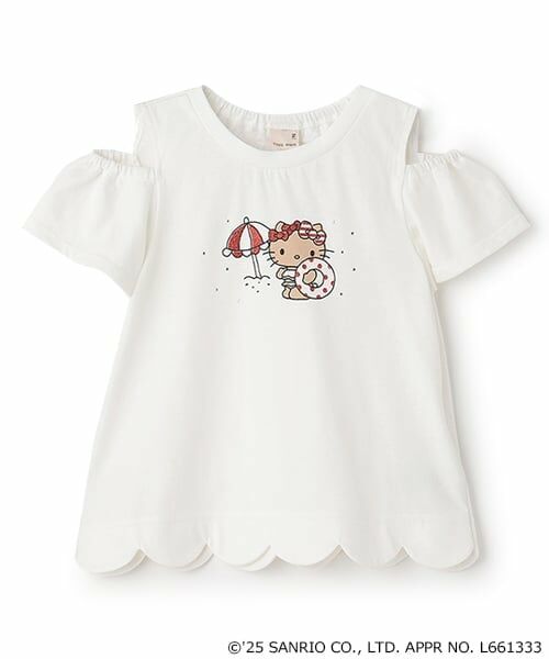 petit main / プティマイン Tシャツ | 【サンリオキャラクターズ】肩あきグラフィックTシャツ | 詳細13