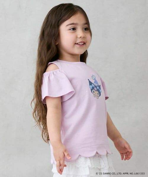 petit main / プティマイン Tシャツ | 【サンリオキャラクターズ】肩あきグラフィックTシャツ | 詳細2