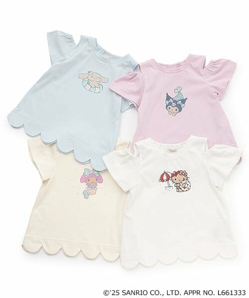 petit main / プティマイン Tシャツ | 【サンリオキャラクターズ】肩あきグラフィックTシャツ | 詳細25