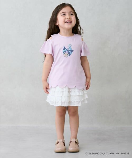 petit main / プティマイン Tシャツ | 【サンリオキャラクターズ】肩あきグラフィックTシャツ | 詳細3