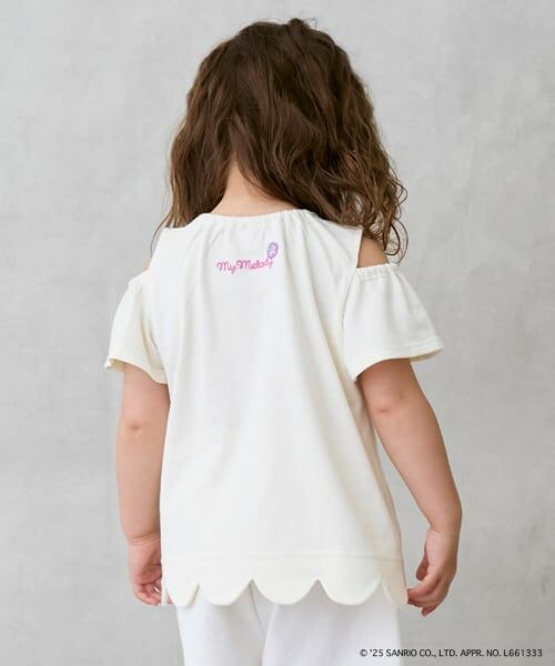 petit main / プティマイン Tシャツ | 【サンリオキャラクターズ】肩あきグラフィックTシャツ | 詳細7