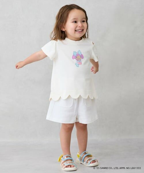 petit main / プティマイン Tシャツ | 【サンリオキャラクターズ】肩あきグラフィックTシャツ | 詳細8