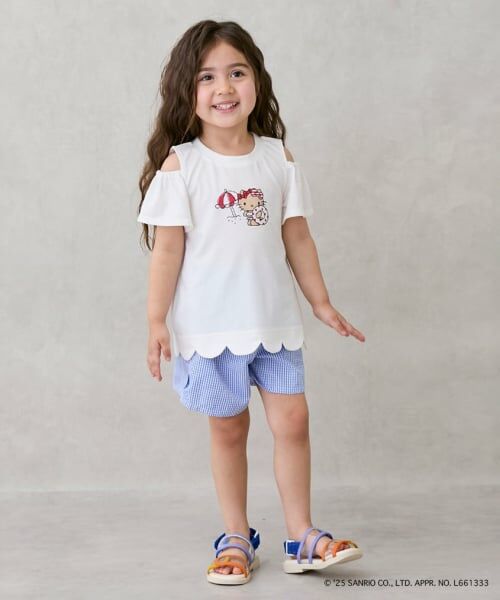 petit main / プティマイン Tシャツ | 【サンリオキャラクターズ】肩あきグラフィックTシャツ | 詳細9
