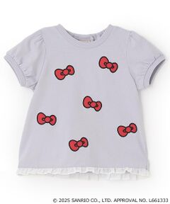 petit main / プティマイン Tシャツ | 【サンリオキャラクターズ】リボンアップリケTシャツ