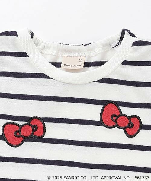 petit main / プティマイン Tシャツ | 【サンリオキャラクターズ】リボンアップリケTシャツ | 詳細10