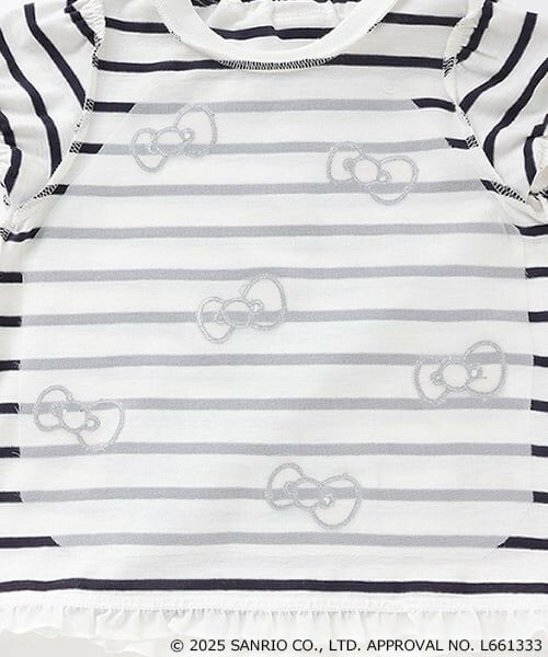 petit main / プティマイン Tシャツ | 【サンリオキャラクターズ】リボンアップリケTシャツ | 詳細11