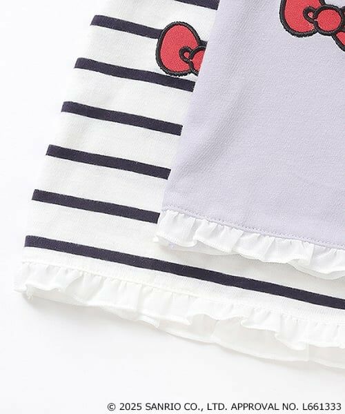 petit main / プティマイン Tシャツ | 【サンリオキャラクターズ】リボンアップリケTシャツ | 詳細13