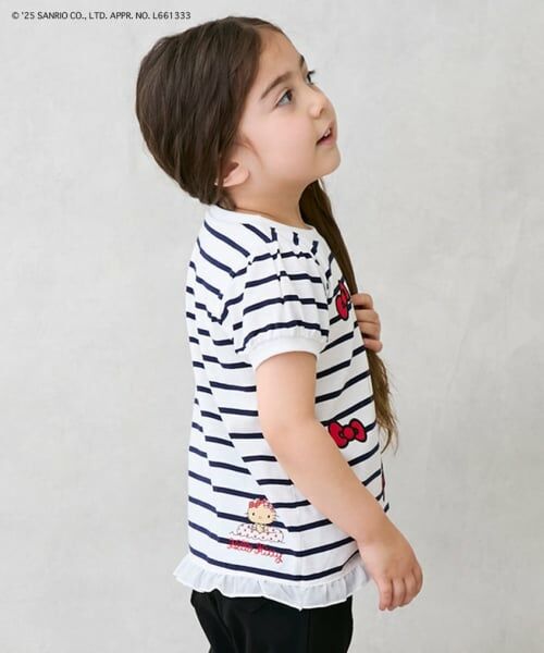 petit main / プティマイン Tシャツ | 【サンリオキャラクターズ】リボンアップリケTシャツ | 詳細2