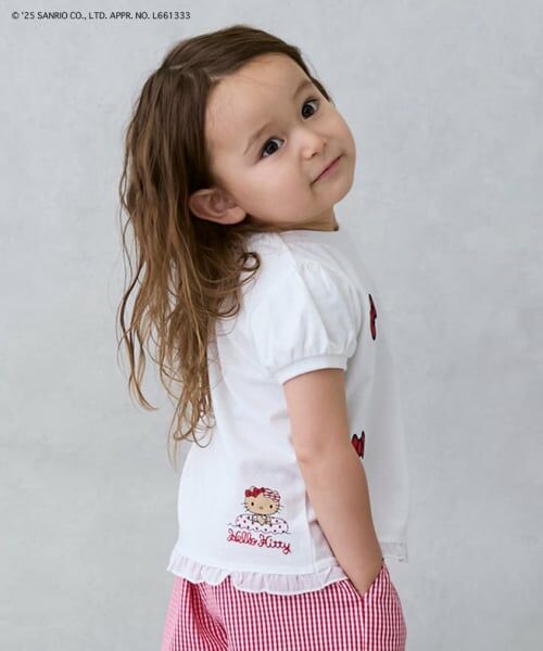 petit main / プティマイン Tシャツ | 【サンリオキャラクターズ】リボンアップリケTシャツ | 詳細4