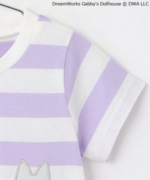 petit main / プティマイン Tシャツ | 【ギャビー】なりきりボーダーTシャツ | 詳細10