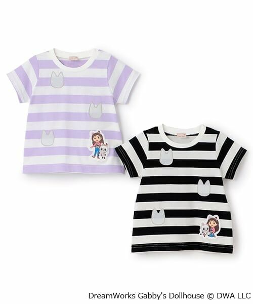 petit main / プティマイン Tシャツ | 【ギャビー】なりきりボーダーTシャツ | 詳細14