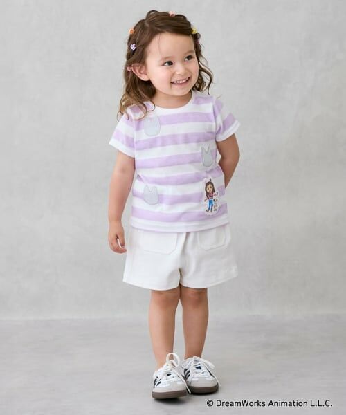 petit main / プティマイン Tシャツ | 【ギャビー】なりきりボーダーTシャツ | 詳細2