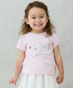 petit main / プティマイン Tシャツ | 【接触冷感】バレエモチーフTシャツ