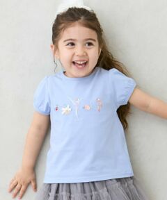 petit main / プティマイン Tシャツ | 【接触冷感】バレエモチーフTシャツ