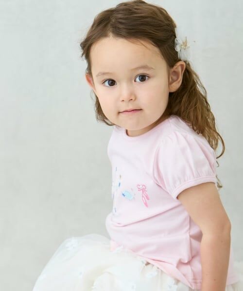 petit main / プティマイン Tシャツ | 【接触冷感】バレエモチーフTシャツ | 詳細2