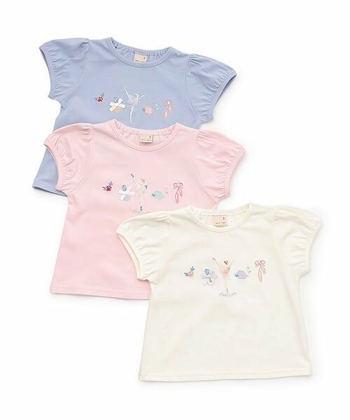 petit main / プティマイン Tシャツ | 【接触冷感】バレエモチーフTシャツ | 詳細20