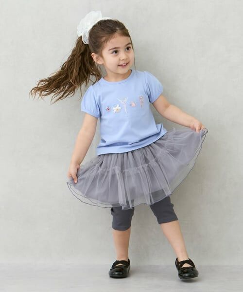 petit main / プティマイン Tシャツ | 【接触冷感】バレエモチーフTシャツ | 詳細4