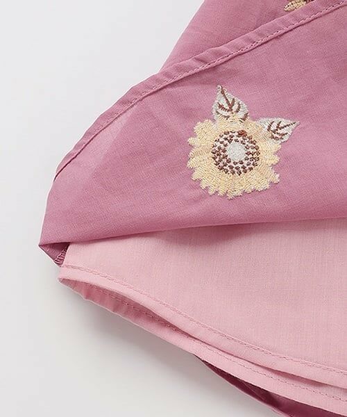 petit main / プティマイン Tシャツ | 【WEB限定特別価格】ひまわり刺しゅうチュニック | 詳細8