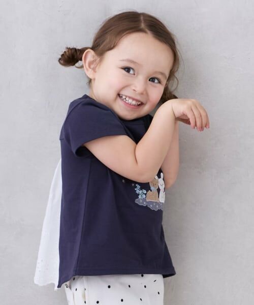 petit main / プティマイン Tシャツ | 星空のpupu＆tete半袖Tシャツ | 詳細1