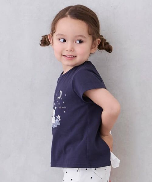 petit main / プティマイン Tシャツ | 星空のpupu＆tete半袖Tシャツ | 詳細2
