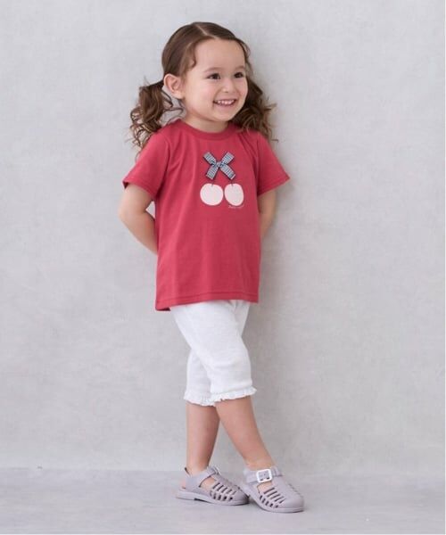 petit main / プティマイン Tシャツ | 【接触冷感】【WEB限定特別価格】モチーフ半袖Tシャツ | 詳細1