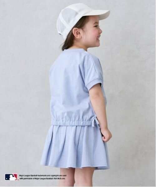 petit main / プティマイン ミニ丈・ひざ丈ワンピース | 【MLB/リンク】カットソーセットアップ | 詳細1