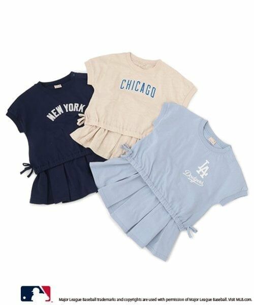 petit main / プティマイン ミニ丈・ひざ丈ワンピース | 【MLB/リンク】カットソーセットアップ | 詳細21