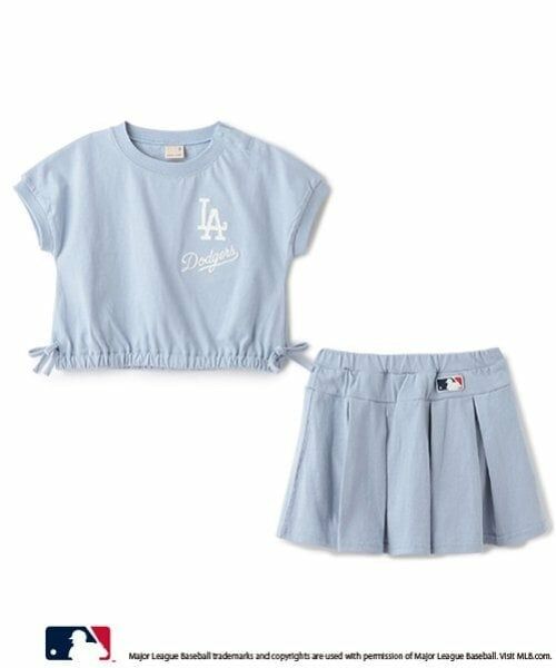 petit main / プティマイン ミニ丈・ひざ丈ワンピース | 【MLB/リンク】カットソーセットアップ | 詳細23