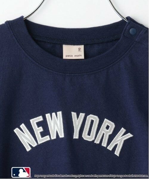 petit main / プティマイン ミニ丈・ひざ丈ワンピース | 【MLB/リンク】カットソーセットアップ | 詳細9