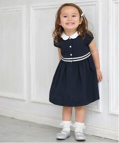 petit main / プティマイン ミニ丈・ひざ丈ワンピース | 【WIN COOL】衿ワンピース