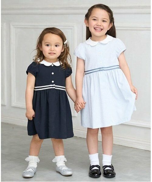 petit main / プティマイン ミニ丈・ひざ丈ワンピース | 【WIN COOL】衿ワンピース | 詳細3